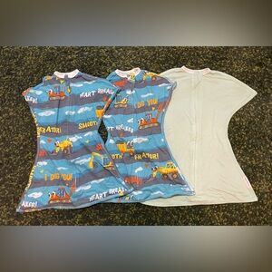 Set of 3 Zipadee Zip Swaddle Transition Sleep Sacks Sleeping Baby